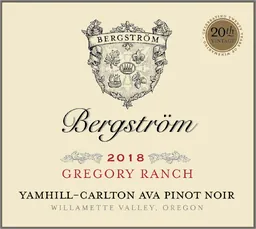 Bergstrom Gregory Ranch Pinot Noir