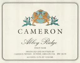 Cameron Winery Abbey Ridge Pinot Noir