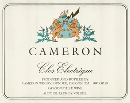 Cameron Winery Clos Electrique Blanc