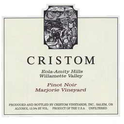 Cristom Vineyards Marjorie Vineyard Pinot Noir