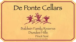 DePonte Baldwin Family Reserve Pinot Noir
