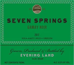 Seven Springs Gamay Noir