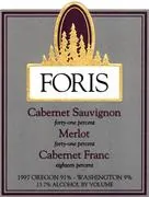 Foris Vineyards Winery Cabernet-Merlot-Cabernet Franc