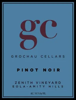 GC Grochau Cellars Zenith Vineyard Pinot Noir