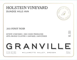 Granville Holstein Vineyard Pinot Noir