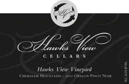 Hawks View Cellars Hawks View Vineyard Pinot Noir