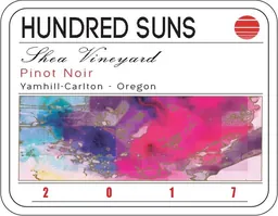 Hundred Suns Shea Vineyards Pinot Noir