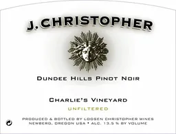 J. Christopher Dundee Hills Charlie's Vineyard Pinot Noir
