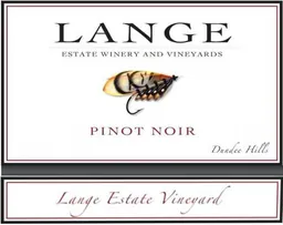 Lange Estate Winery & Vineyards Dundee Hills Estate Vineyard Pinot Noir