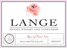 Lange Estate Winery & Vineyards Rose of Pinot Noir