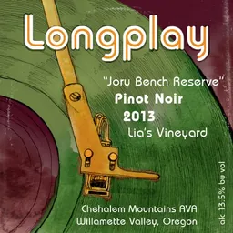 Longplay Jory Bench Reserve Lias Vineyard Pinot Noir