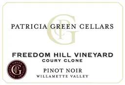Patricia Green Freedom Hill Vineyard Coury Clone Pinot Noir