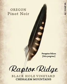 Raptor Ridge Winery Black Hole Vineyard Pinot Noir
