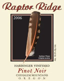 Raptor Ridge Winery Harbinger Vineyard Pinot Noir