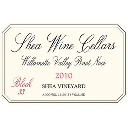 Shea Wine Cellars Block 33 Pinot Noir