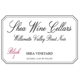 Shea Wine Cellars Block 5 Willamette Valley Pinot Noir