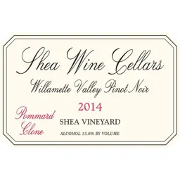 Shea Wine Cellars Pommard Clone Pinot Noir