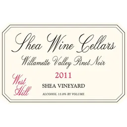Shea Wine Cellars West Hill Pinot Noir