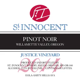 Justice Vineyard Pinot Noir