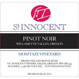 St. Innocent Winery Momtazi Pinot Noir