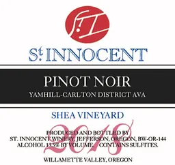 St. Innocent Winery Shea Vineyard Pinot Noir