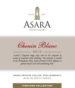 Asara Wine Estate Stellenbosch Collection Chenin Blanc