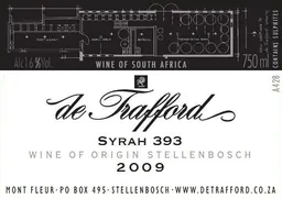 de Trafford 393 Shiraz