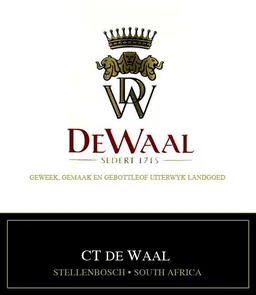 DeWaal Wines CT de Waal Pinotage
