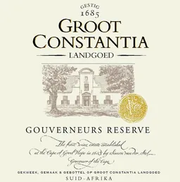 Groot Constantia Gouverneurs Reserve Red
