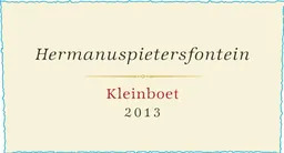 Hermanuspietersfontein Winery Kleinboet