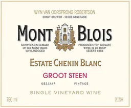 Mont Blois Groot Steen Chenin Blanc