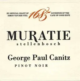 George Paul Canitz Pinot Noir