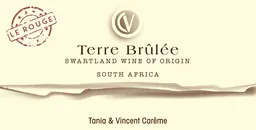 Tania et Vincent Careme Terre Brulee Le Rouge