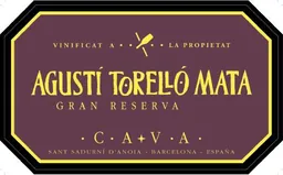 Agusti Torello Mata Gran Reserva Cava Brut Nature