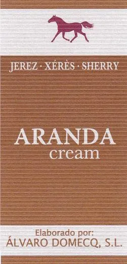 Alvaro Domecq Aranda Cream Sherry