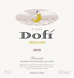 Alvaro Palacios Finca Dofi Priorat