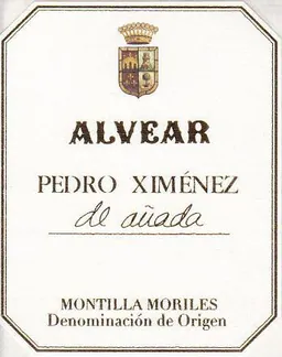 Alvear Pedro Ximenez de Anada Sherry