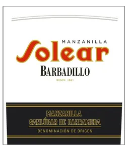 Barbadillo Solear Manzanilla Sherry