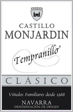 Bodegas Castillo de Monjardin Clasico Tempranillo