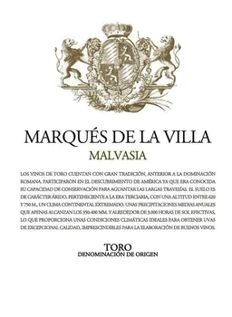 Bodegas Covitoro Marques de la Villa Blanc