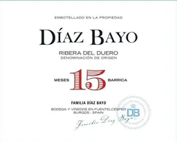Bodegas Diaz Bayo 15 Meses Barrica