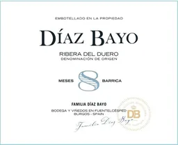 Bodegas Diaz Bayo 8 Meses Roble