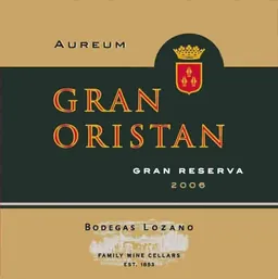 Bodegas Lozano Gran Oristan Gran Reserva