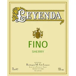Bodegas M. Gil Luque Leyenda Fino Sherry