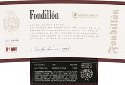 Bodegas Monovar Fondillon