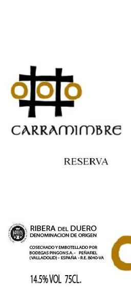 Ribera del Duero Carramimbre Reserva
