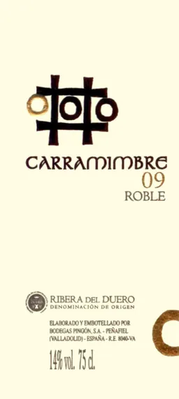 Ribera del Duero Carramimbre Roble