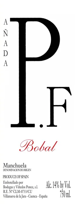 Bodegas Ponce P.F. Bobal