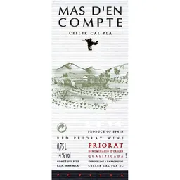 Celler Cal Pla Mas d'En Compte