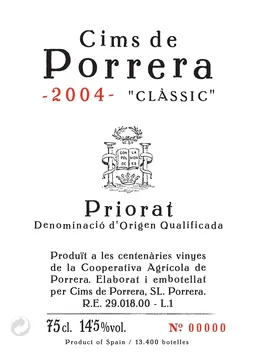 Cims de Porrera Priorat Classic